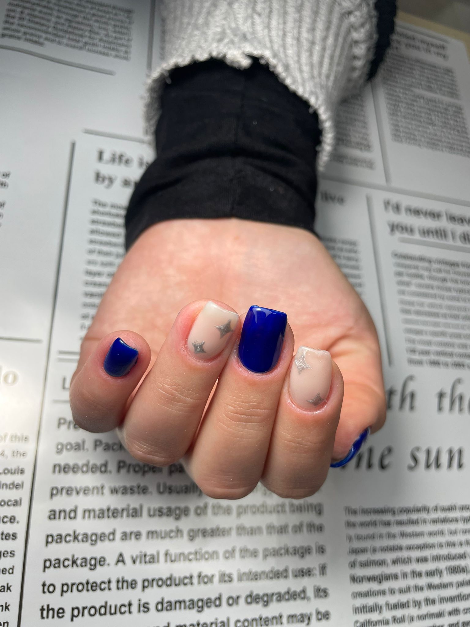 Nail art çalışması 1